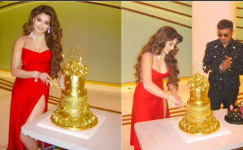 Honey Singh Gifts Urvashi Rautela a ₹3 Crore Gold Cake on Her Birthday, Leaves People Wondering: Eat or Keep?"